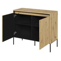 Trier Wooden Sideboard With 2 Doors In Artisan Oak