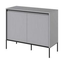 Trier Wooden Sideboard With 2 Doors In Matt Grey