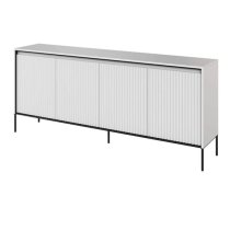 Trier Wooden Sideboard With 4 Doors In Matt White