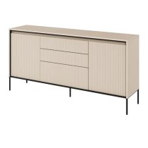 Trier Wooden Sideboard With 2 Doors 3 Drawers In Beige