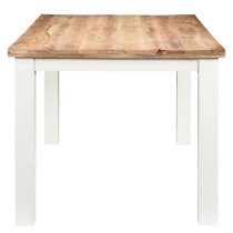 Accra Solid Mango Wood Dining Table In Oak