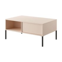 Davis Wooden Coffee Table With 2 Drawers In Beige