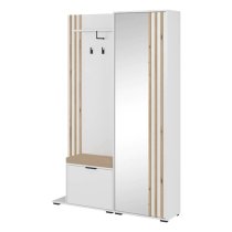 Norco Wooden Hallway Furniture Set In White