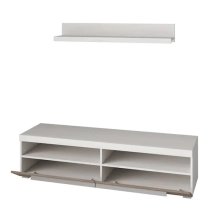 Reims TV Stand With 2 Drawers And Shelf In Andersen Pine