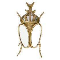 Destin Rhino Beetle Ornament In Gold