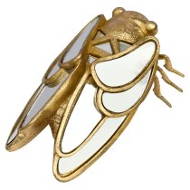 Destin Cicada Bug Ornament In Gold