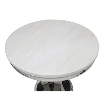 Rouen Marble Dining Table Round In White