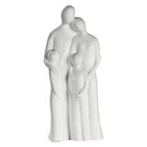 Moline Ceramics Family Harmony Sculpture In White