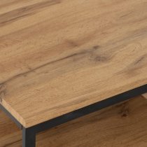 Douala Wooden Coffee Table In Light Oak Effect