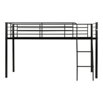 Kyoto Metal Mid Sleeper Bunk Bed In Black