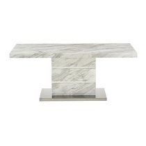 Parini High Gloss Coffee Table In Magnesia Marble Effect