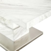 Parini High Gloss Coffee Table In Magnesia Marble Effect