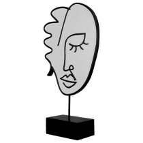 Ocala Polyresin Vision Sculpture In White And Black