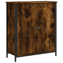 Lecco Wooden Sideboard With 2 Doors In Smoked Oak