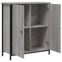 Lecco Wooden Sideboard With 2 Doors In Grey Sonoma Oak