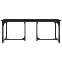 Rivas Wooden Coffee Table Rectangular In Black