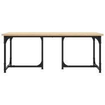 Rivas Wooden Coffee Table Rectangular In Sonoma Oak