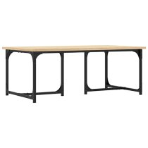 Rivas Wooden Coffee Table Rectangular In Sonoma Oak