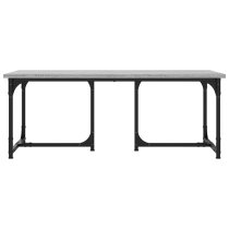 Rivas Wooden Coffee Table Rectangular In Grey Sonoma Oak