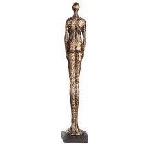 Ocala Polyresin Millenium Bronze Sculpture Large In Brown