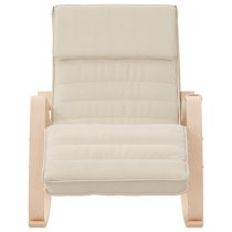 Isla Fabric Rocking Chair In Cream