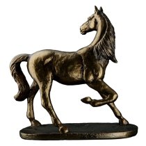 Ocala Polyresin Wild Horse Sculpture In Bronze