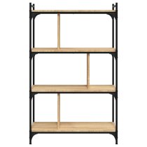 Irving Wooden Bookcase With 4-Tier In Sonoma Oak