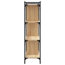 Irving Wooden Bookcase With 4-Tier In Sonoma Oak