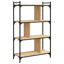 Irving Wooden Bookcase With 4-Tier In Sonoma Oak