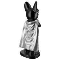 Ocala Polyresin Hero Dog Standing Sculpture In Black