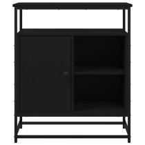 Ambon Wooden Sideboard With 1 Doors In Black