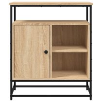 Ambon Wooden Sideboard With 1 Doors In Sonoma Oak