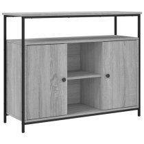 Ambon Wooden Sideboard With 2 Doors In Grey Sonoma Oak