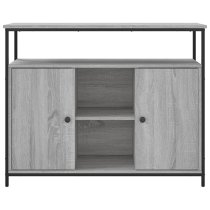 Ambon Wooden Sideboard With 2 Doors In Grey Sonoma Oak