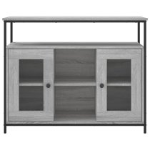 Ambon Wooden Sideboard With 2 Doors 1 Shelf In Grey Sonoma Oak