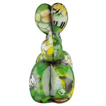 Ocala Polyresin Balloon Dag Sculpture In Multicolour