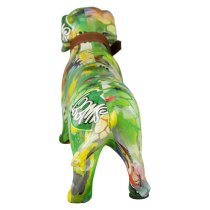 Ocala Polyresin Dog Standing Sculpture In Multicolour