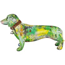 Ocala Polyresin Dog Standing Sculpture In Multicolour