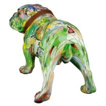 Ocala Polyresin Mops Standing Sculpture In Multicolour