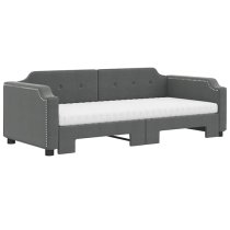 Hervey Fabric Daybed With Guest Bed In Dark Grey