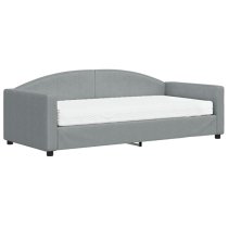 Jersey Fabric Daybed In Light Grey