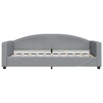 Jersey Fabric Daybed In Light Grey