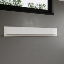 Murcia High Gloss Wall Shelf In White