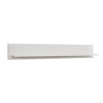 Murcia High Gloss Wall Shelf In White