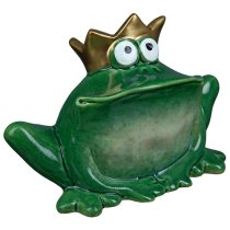 Moline Ceramics Frog Sammy Sculpture In Green