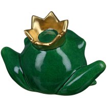 Moline Ceramics Frog Sammy Sculpture In Green