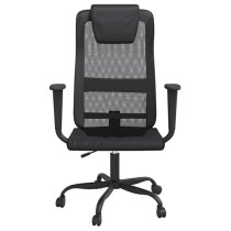 Salvo Mesh Fabric Home And Office Chair In Black