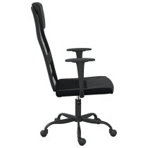 Salvo Mesh Fabric Home And Office Chair In Black