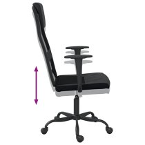 Salvo Mesh Fabric Home And Office Chair In Black