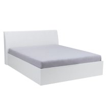 Iowa High Gloss King Size Bed In White